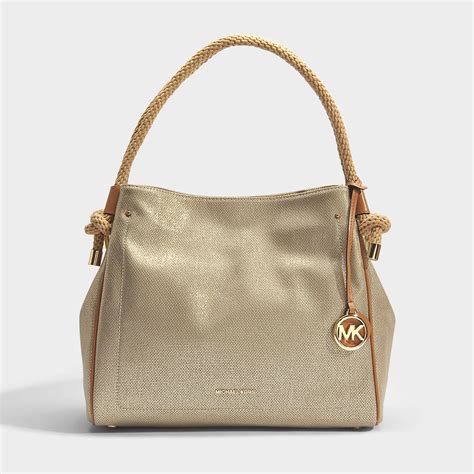 michael kors large canvas tote|michael kors large grab bag.